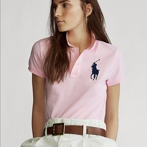 (Dark Pink) Polo Ralph Lauren Big Pony Polo NWT